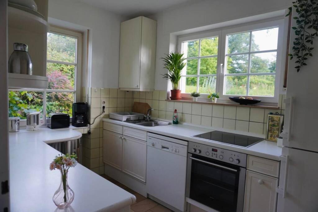 Gruene Wohlfuehloase Mit Einmaliger Aussicht Appartement Königswinter Buitenkant foto